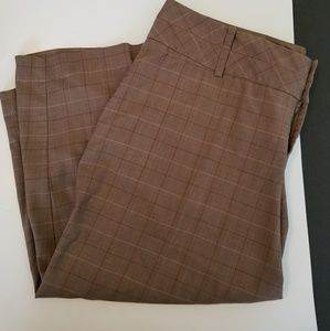 plaid pants womens plus size